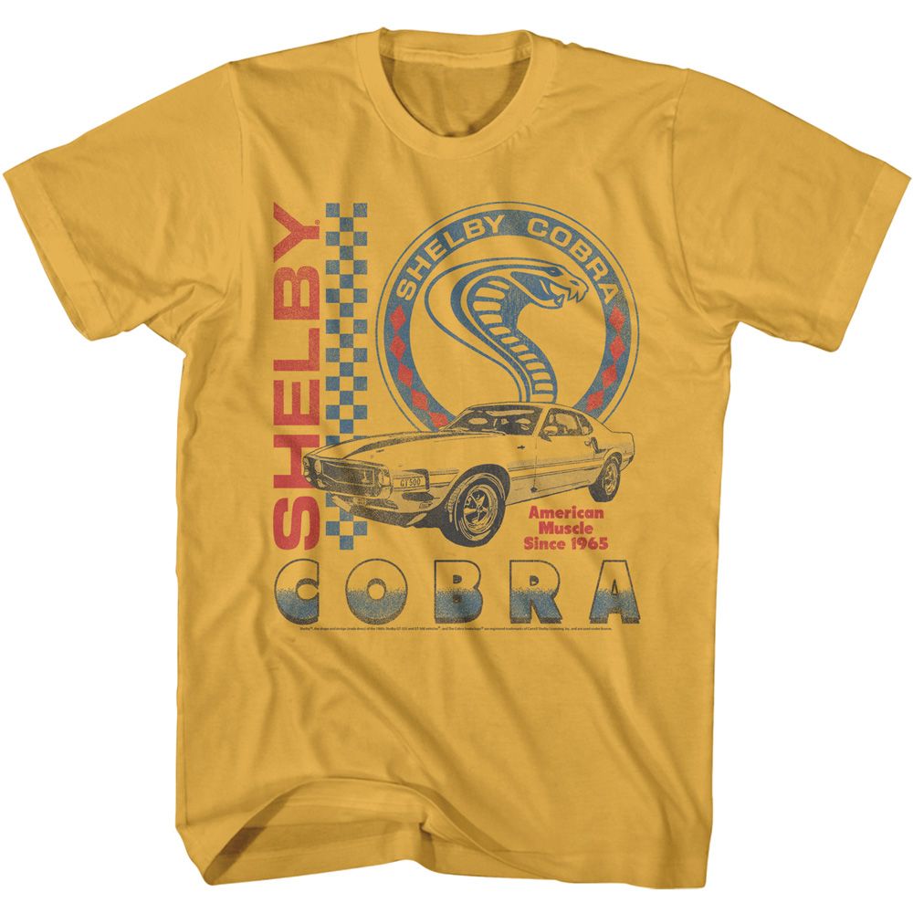 Carroll Shelby - CARROLL SHELBY VINTAGE COLLAGE Adult Shirt