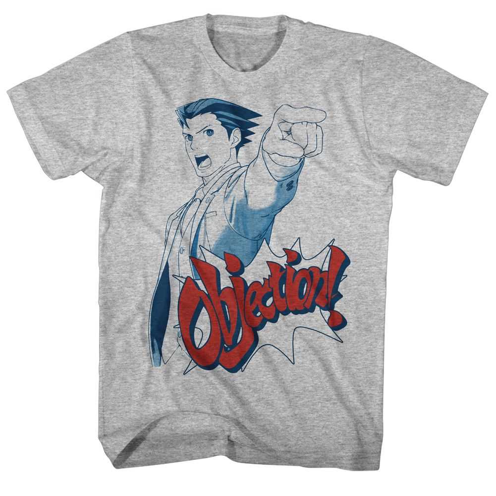 Ace Attorney - OBJECTION Adult Shirt