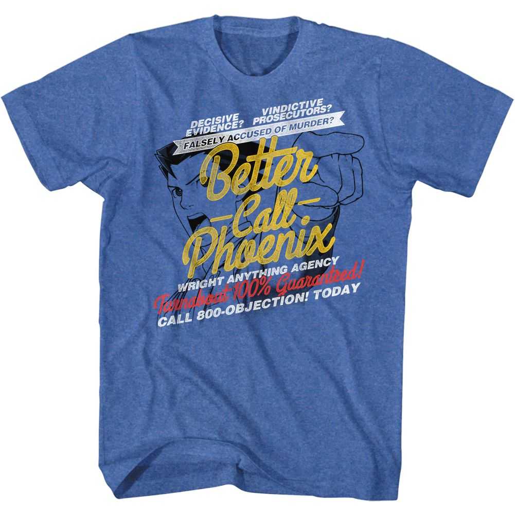 Ace Attorney - BETTER CALL PHOENIX Adult Shirt