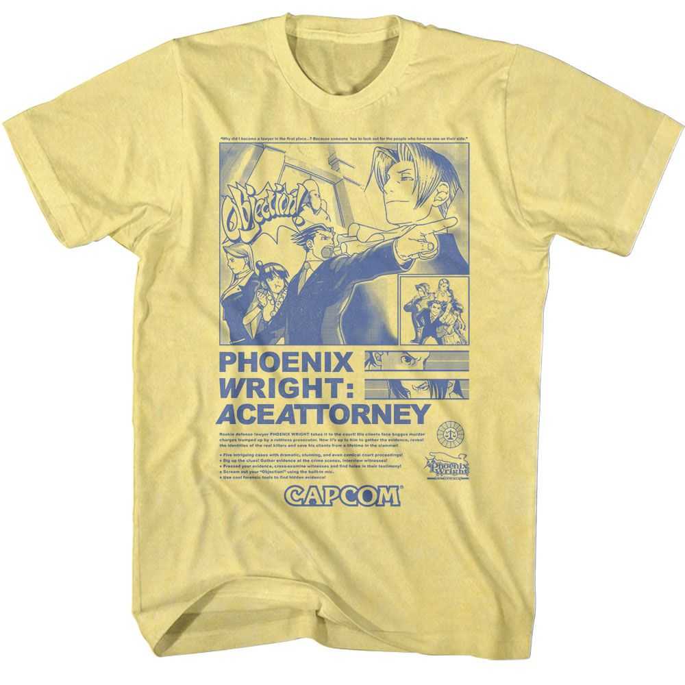 Ace Attorney - PRINT AD Adult Shirt