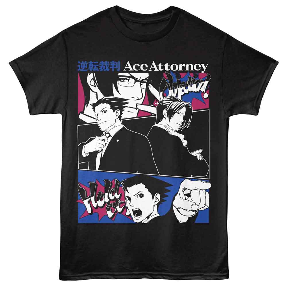 Ace Attorney - ACE ATTORNEY PHOENIX AND MILES Adult Shirt
