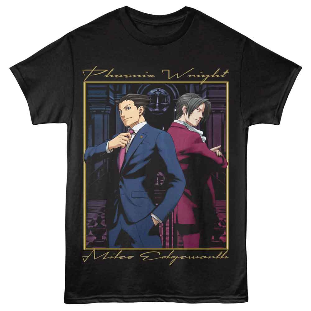 Ace Attorney - ACE ATTORNEY WRIGHT AND EDGEWORTH Adult Shirt