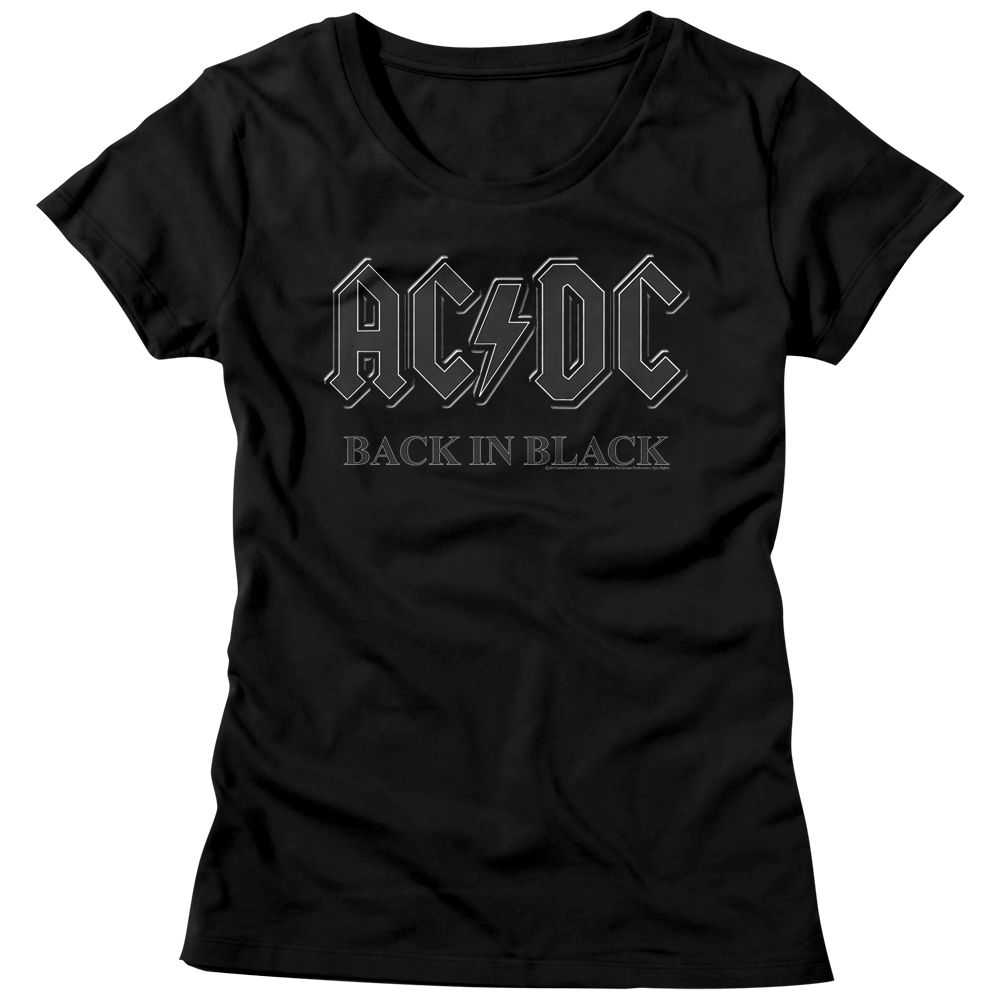 AC/DC - BACK IN BLK Adult Shirt