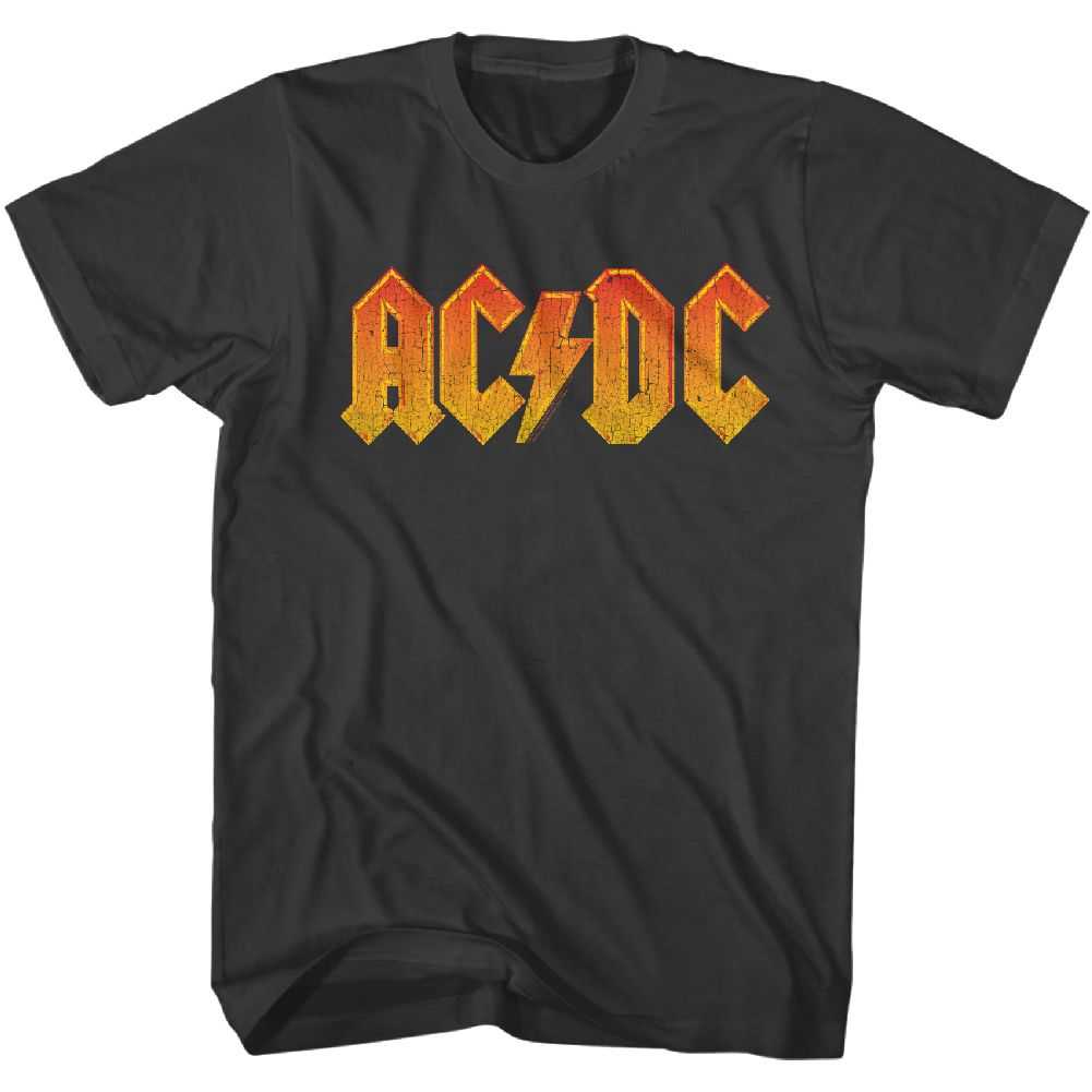 AC/DC - DISTRESS ORANGE Adult Shirt
