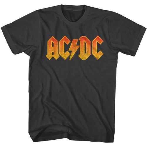 AC/DC - DISTRESS ORANGE Adult Shirt