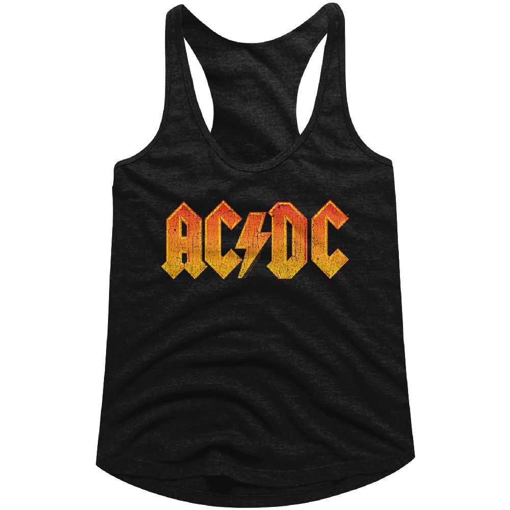 AC/DC - DISTRESS ORANGE Adult Shirt
