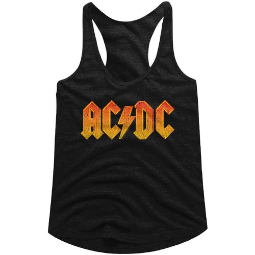 AC/DC - DISTRESS ORANGE Adult Shirt