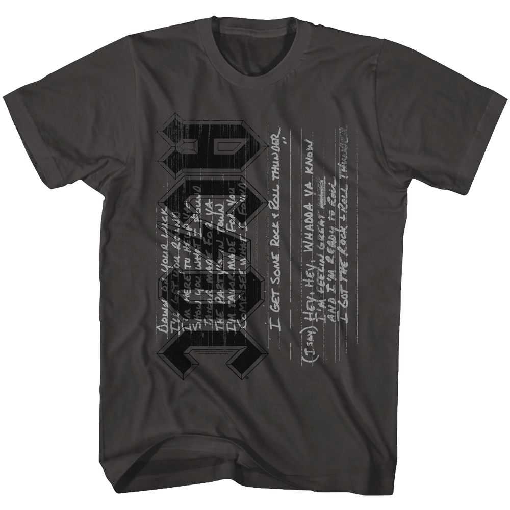 AC/DC - ROCK AND ROLL THUNDER TOUR Adult Shirt