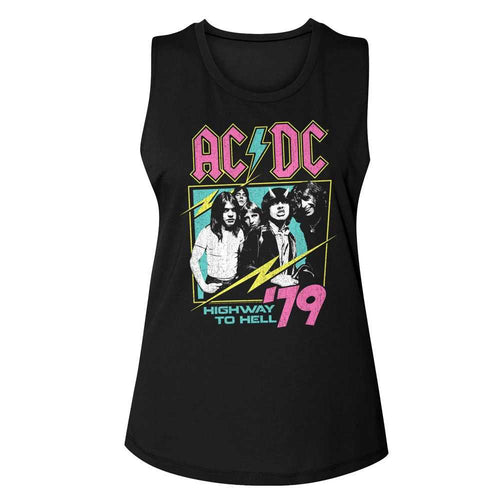 AC/DC - NEON HIGHWAY Adult Shirt