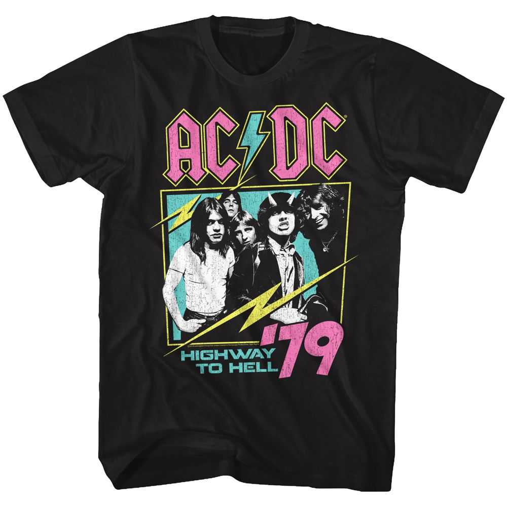 AC/DC - NEON HIGHWAY Adult Shirt