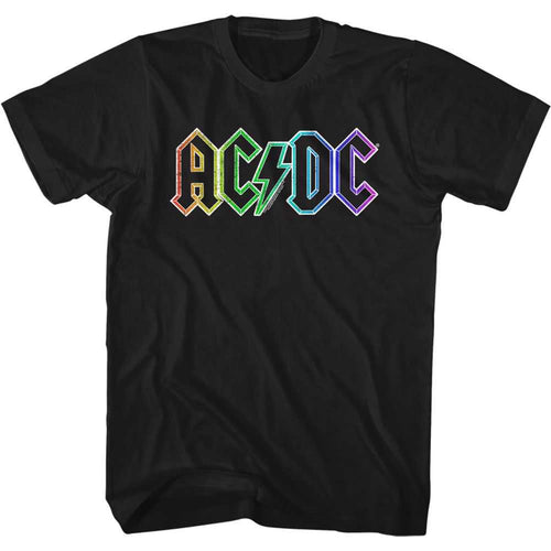 AC/DC - RAINBOW LOGO Adult Shirt