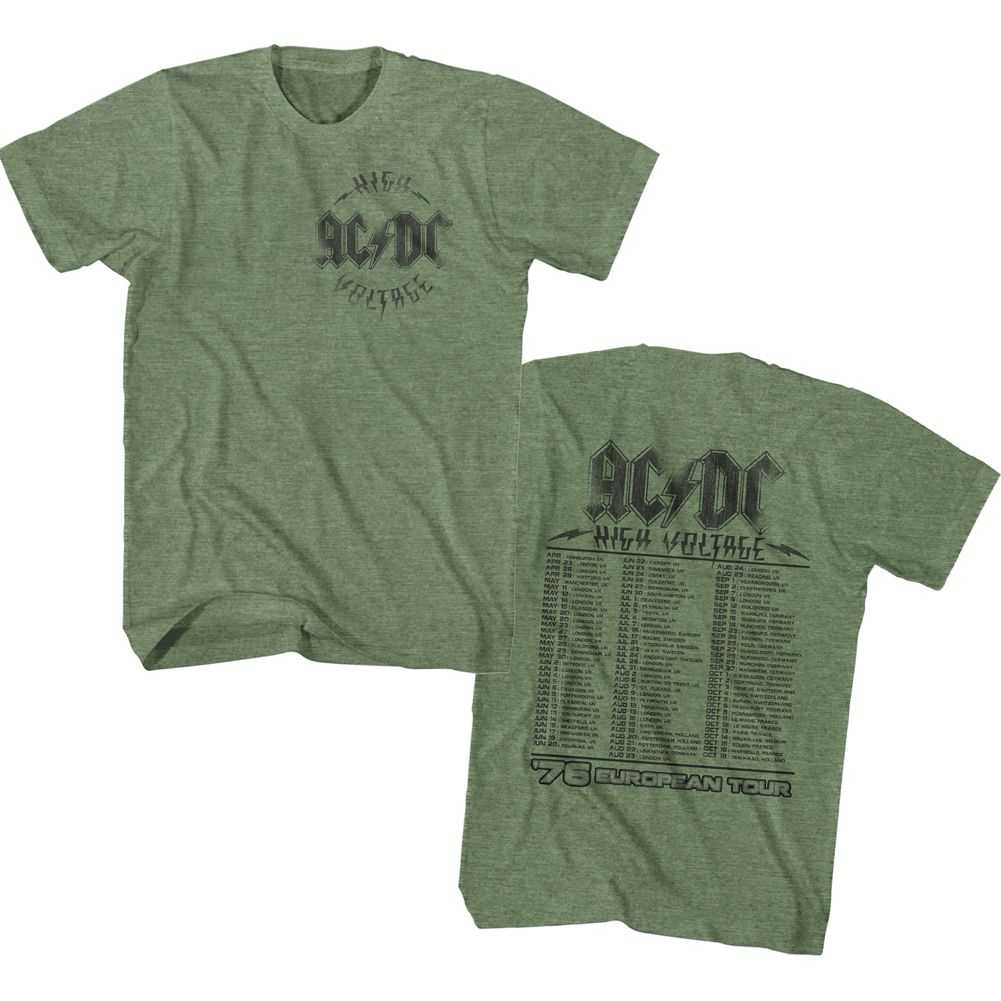 AC/DC - HV 76 TOUR Adult Shirt