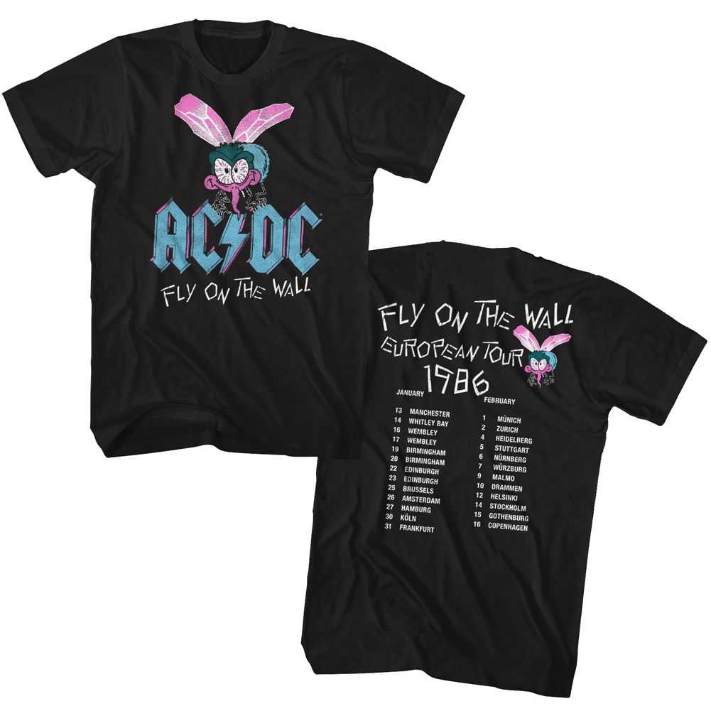 AC/DC - FLY WALL EURO TOUR Adult Shirt