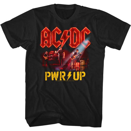 AC/DC - PWRUP BAND PHOTO Adult Shirt