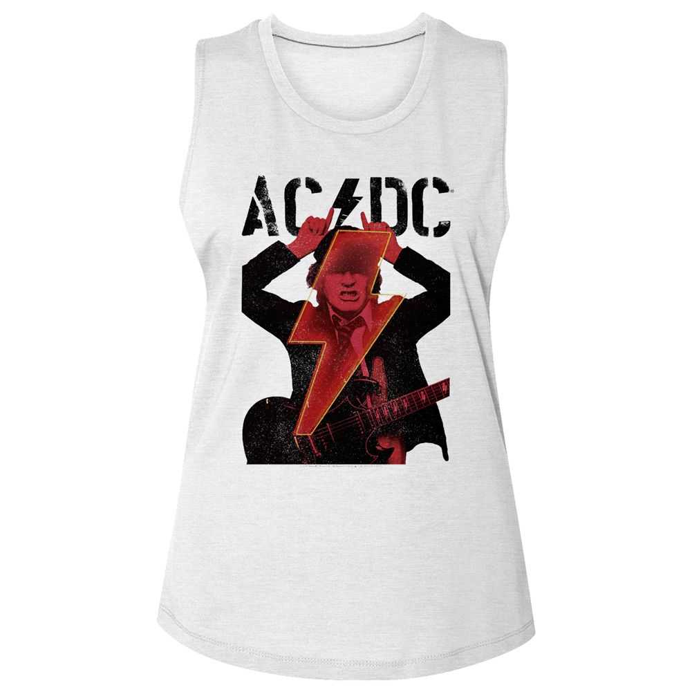 AC/DC - ANGUS HORNS AND BOLT Adult Shirt