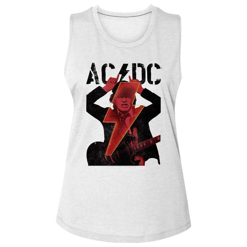 AC/DC - ANGUS HORNS AND BOLT Adult Shirt