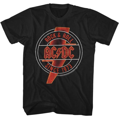 AC/DC - RD AND YEL NEON Adult Shirt
