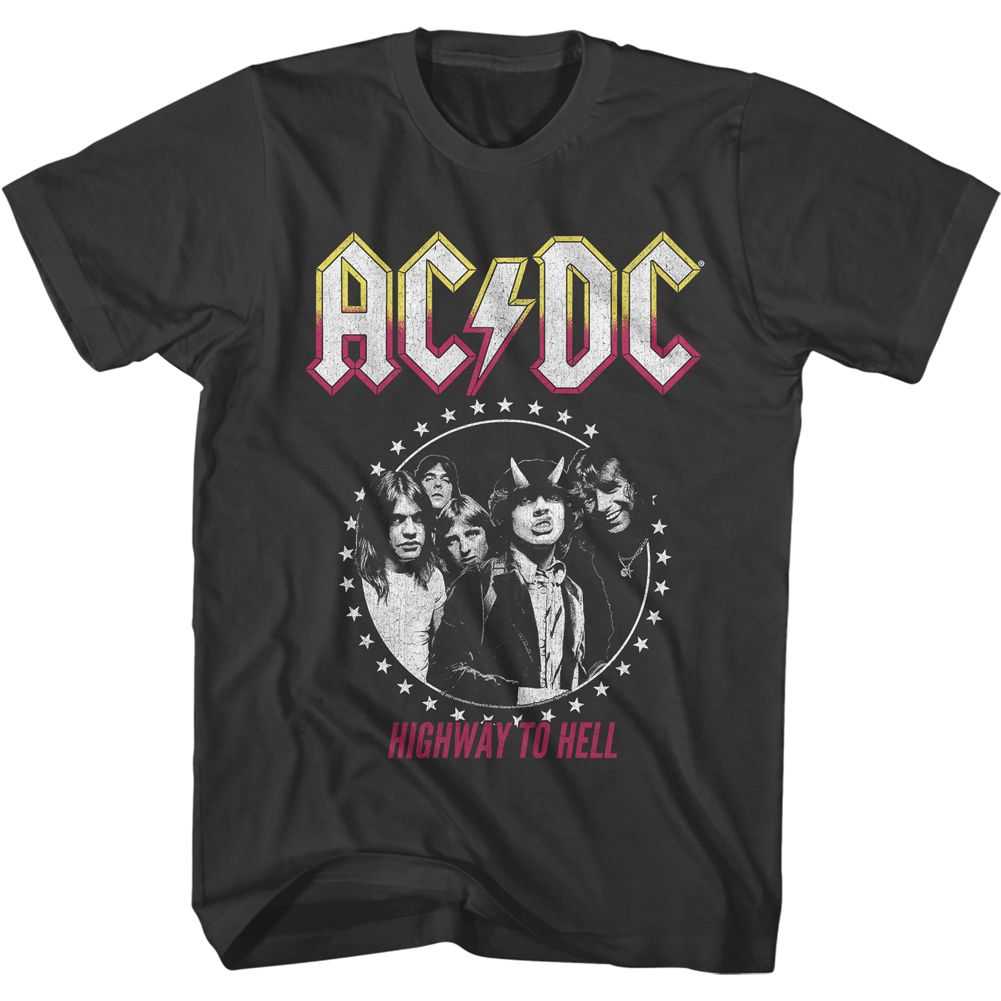 AC/DC - ACDC CIRCLE STARS Adult Shirt