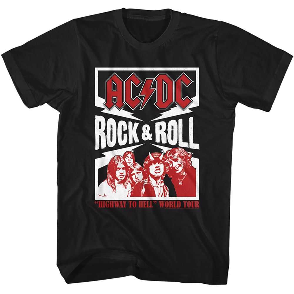 AC/DC - ACDC ROCK AND ROLL LIGHTNING Adult Shirt