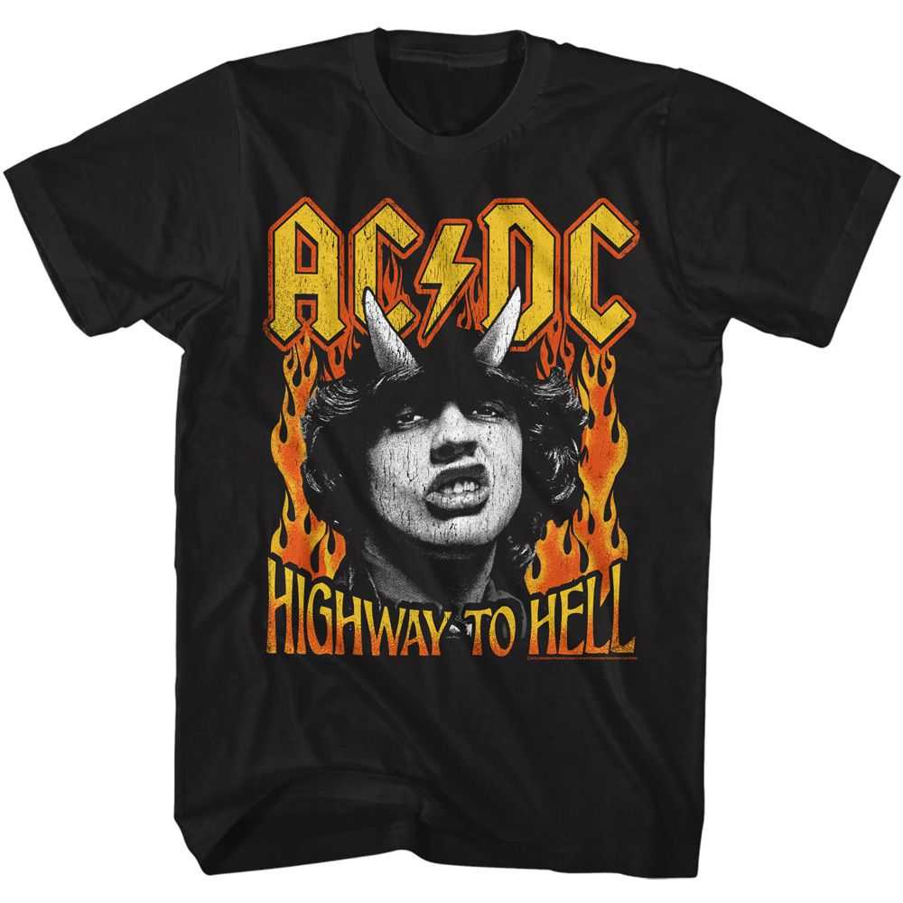 AC/DC - ACDC HIGHWAY TO HELL FIRE Adult Shirt