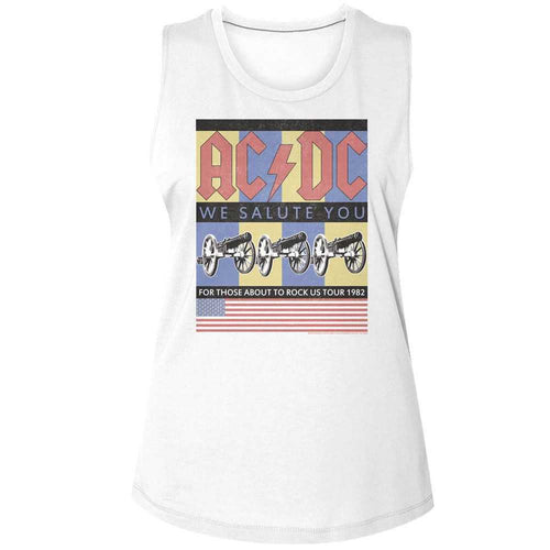 AC/DC - ACDC FLAG WE SALUTE YOU Adult Shirt