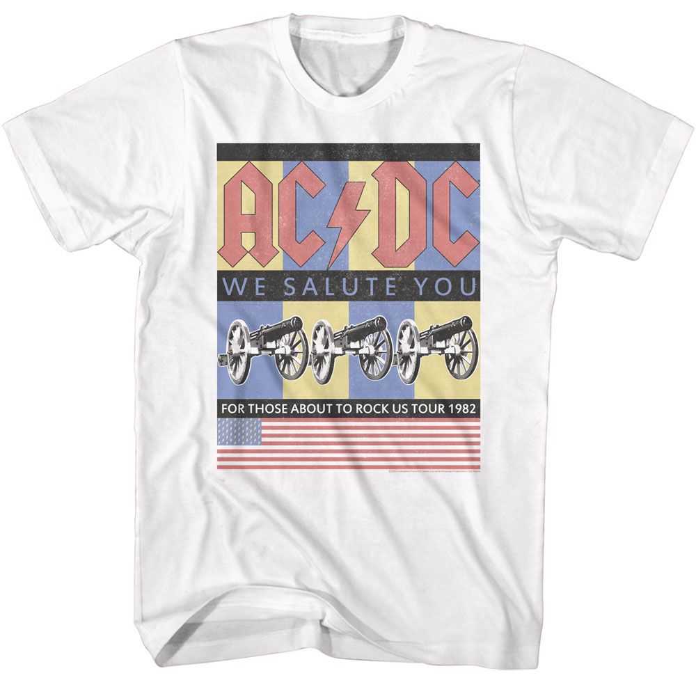 AC/DC - ACDC FLAG WE SALUTE YOU Adult Shirt