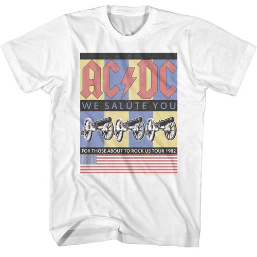 AC/DC - ACDC FLAG WE SALUTE YOU Adult Shirt