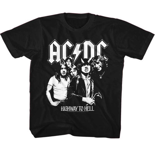 AC/DC - ACDC BW HIGHWAY PHOTO Youth Shirt