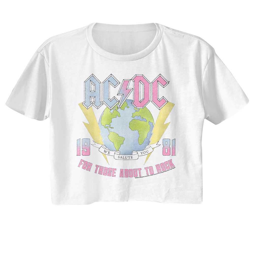 AC/DC - ACDC EARTH FOR THOSE ABOUT TO ROCK Adult Shirt