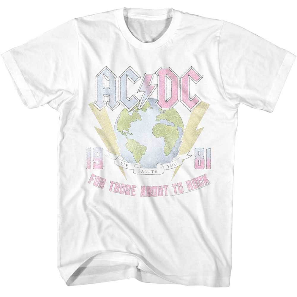 AC/DC - ACDC EARTH FOR THOSE ABOUT TO ROCK Adult Shirt