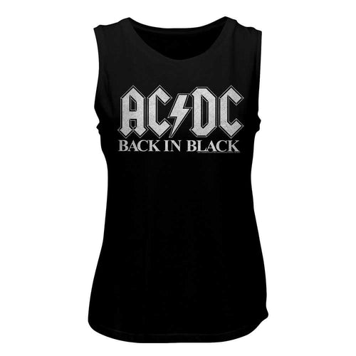 AC/DC - BACK IN BLK 2 Adult Shirt