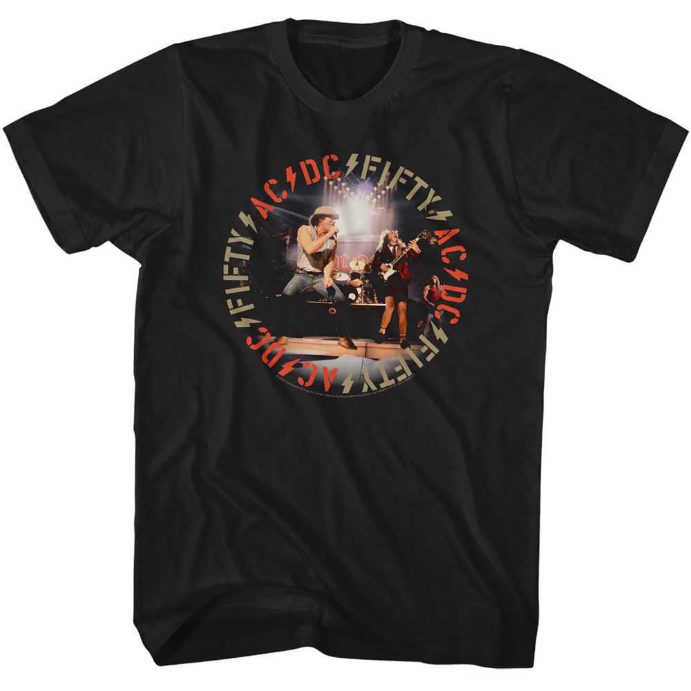 AC/DC - ACDC BAND ON STAGE 50 Adult Shirt