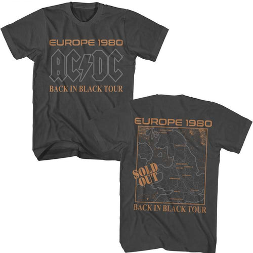 AC/DC - ACDC EUROPE 1980 Adult Shirt