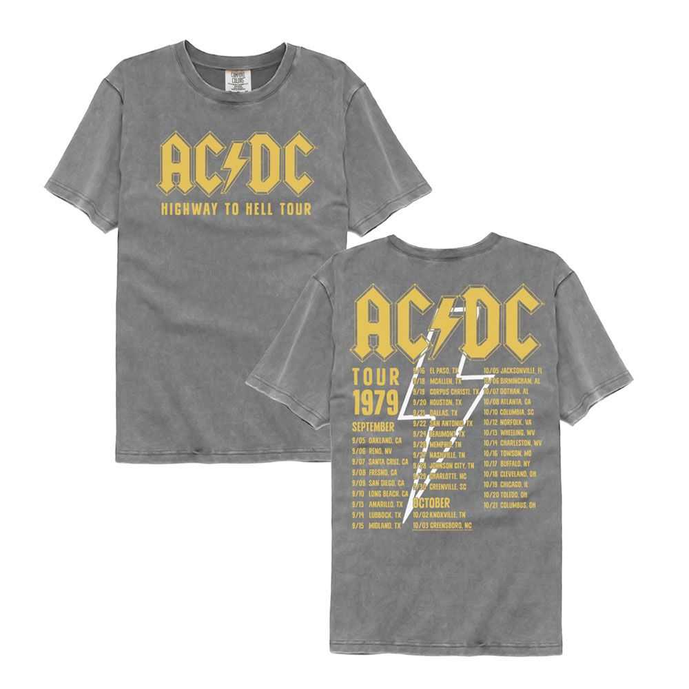 AC/DC - ACDC HIGHWAY TO HELL TOUR 1979 FB Adult Shirt