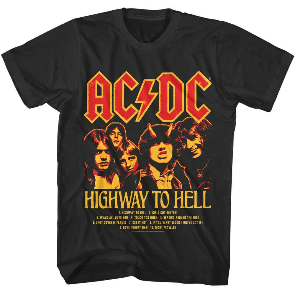 AC/DC - ACDC HWTH TRACK LIST Adult Shirt