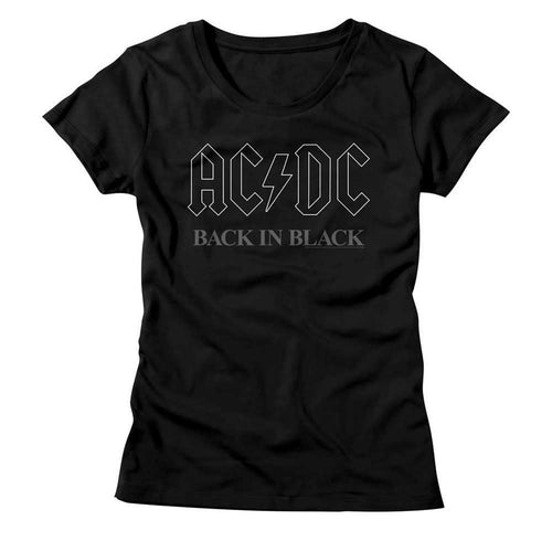 AC/DC - BACKINBLK3 Adult Shirt