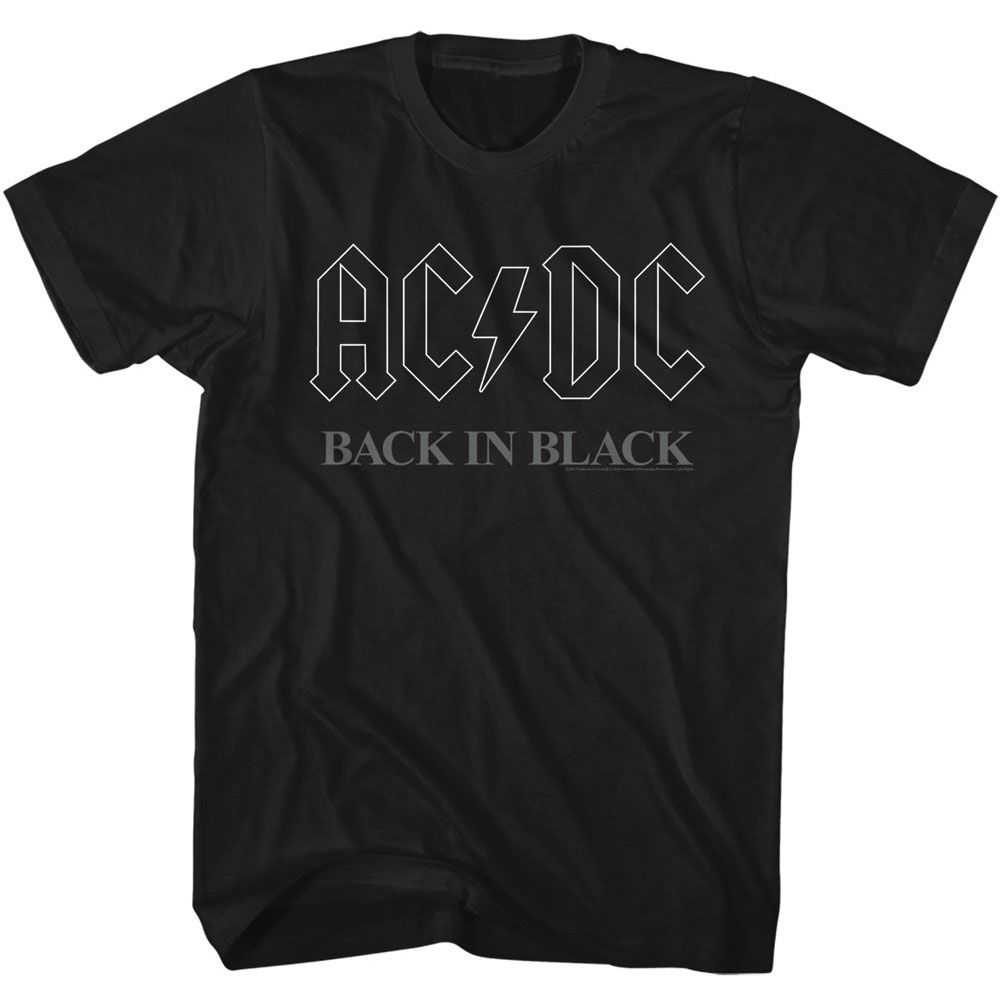 AC/DC - BACKINBLK3 Adult Shirt
