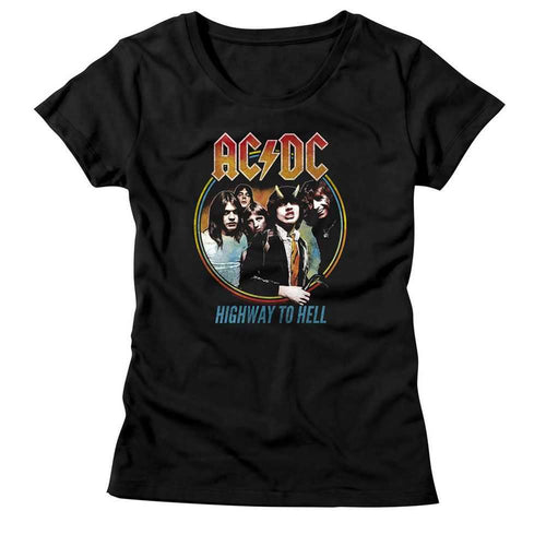 AC/DC - HIGHWAY TO HELL TRICOLOR Adult Shirt