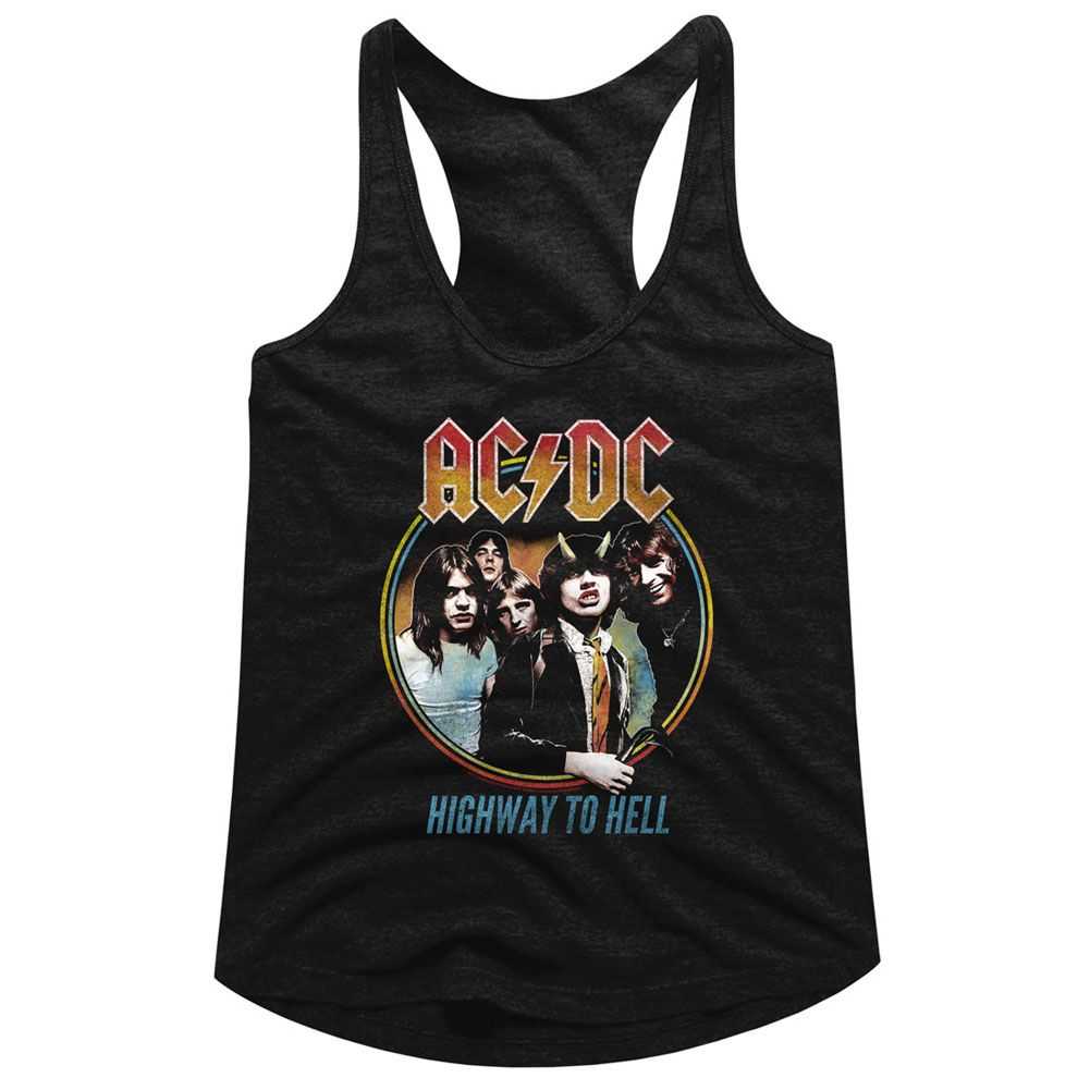AC/DC - HIGHWAY TO HELL TRICOLOR Adult Shirt