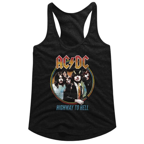 AC/DC - HIGHWAY TO HELL TRICOLOR Adult Shirt