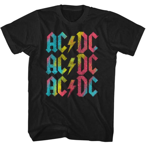 AC/DC - RAINBOW REPEAT Adult Shirt
