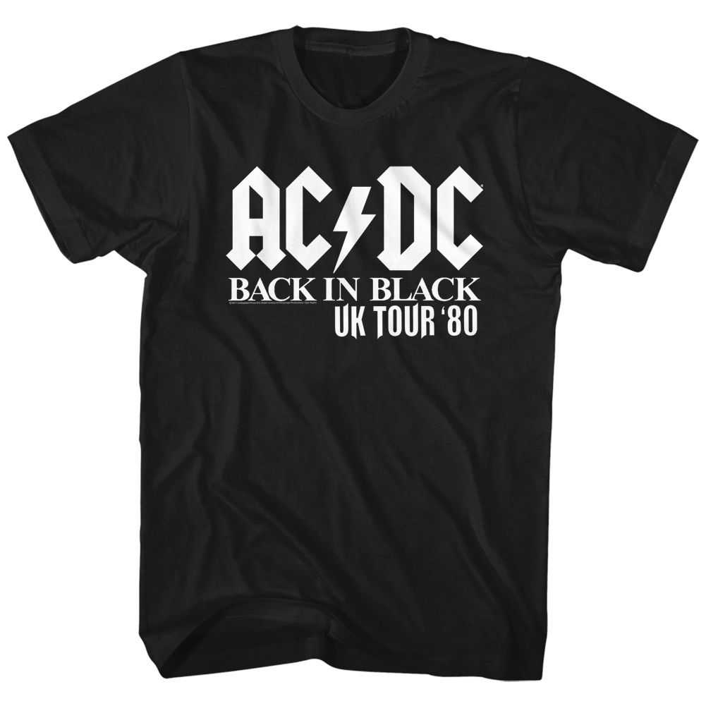 AC/DC - UK TOUR SOLID WHT Adult Shirt