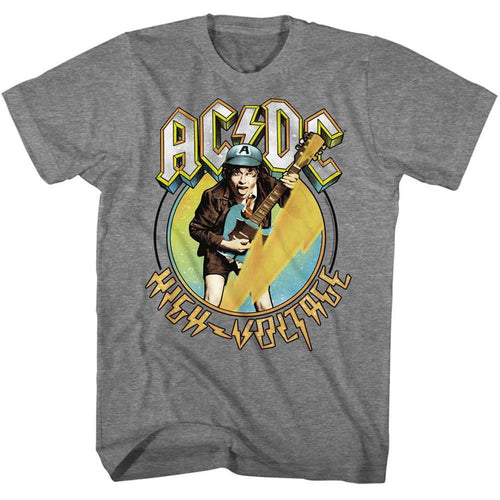 AC/DC - BLUE YELLOW VOLTAGE Adult Shirt