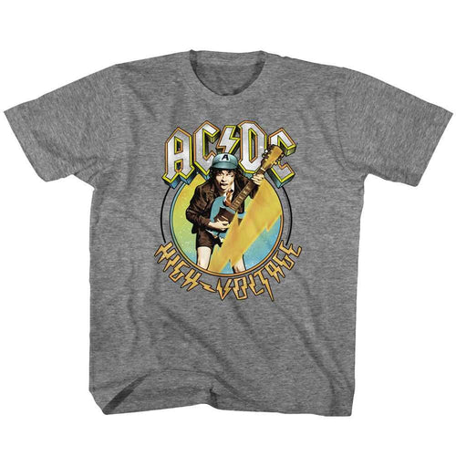 AC/DC - BLUE YELLOW VOLTAGE Youth Shirt