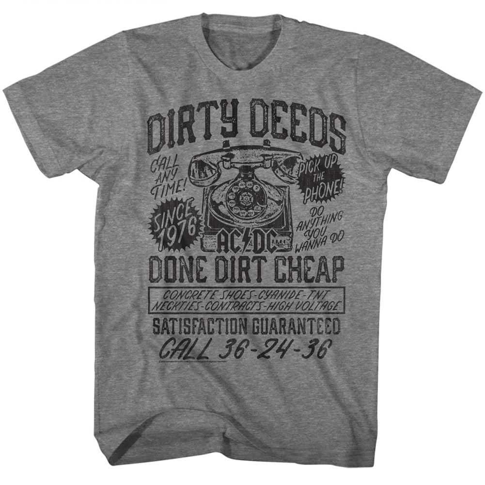 AC/DC - D4C Adult Shirt