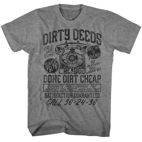 AC/DC - D4C Adult Shirt