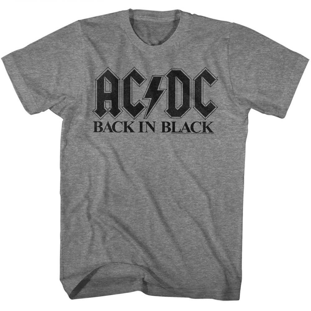 AC/DC - BIB IN BLK Adult Shirt