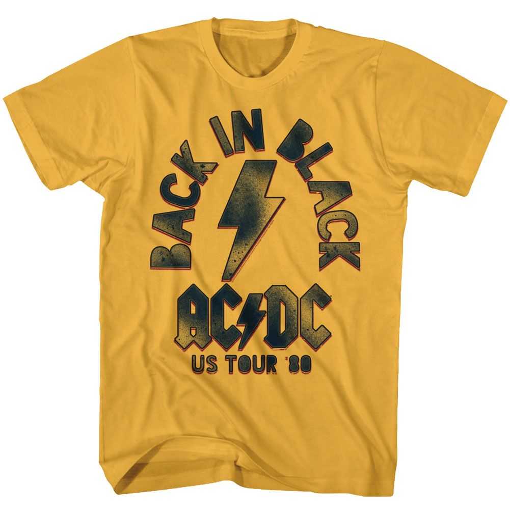 AC/DC - BACK IN BLK Adult Shirt