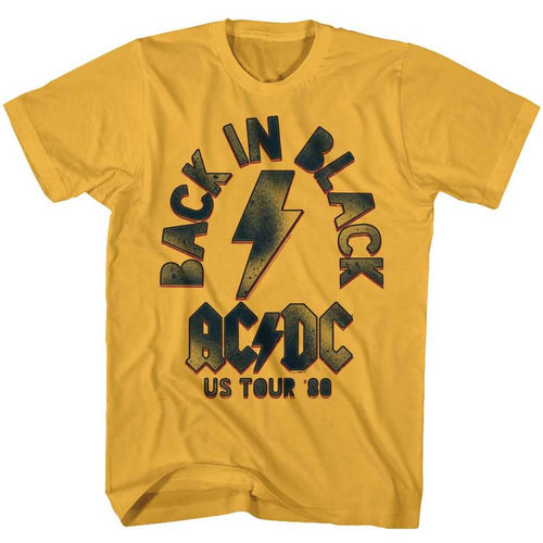 AC/DC - BACK IN BLK Adult Shirt