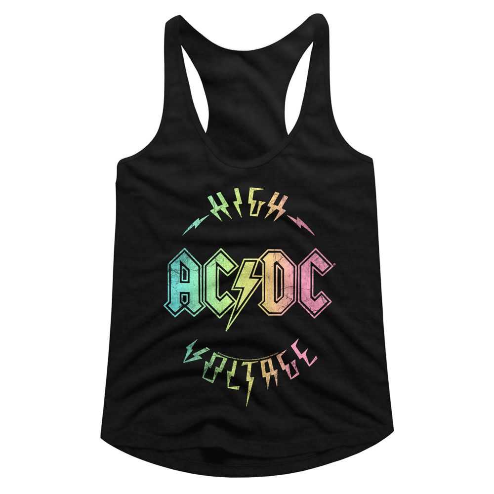 AC/DC - MULTICOLOR VOLTAGE Adult Shirt